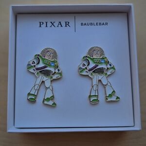 BaubleBar Buzz Lightyear Earrings in Green and Silver